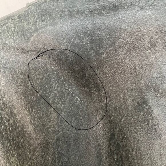 Wilsons Leather Adventure Bound Vintage 80s Army Green Moto Leather Jacket - Picture 10 of 16